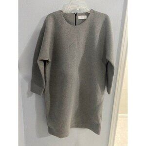 NWOT Everlane Thick Scuba Knit Sweater Tunic Dress - Heather Gray - Size M